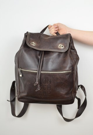 LEATHER LONGCHAMP BACKPACK