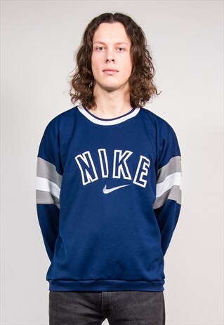 90'S VINTAGE BLUE NIKE SWEATSHIRT JUMPER