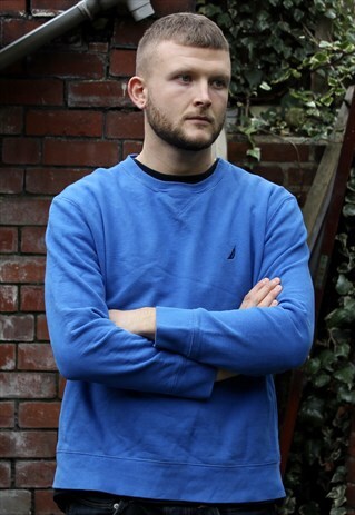 VINTAGE BLUE NAUTICA SWEATSHIRT MEDIUM