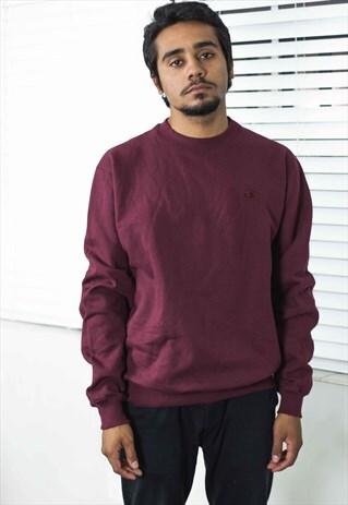 VINTAGE CHAMPION SWEATSHIRT JUMPER LOGO 90S M 15.7
