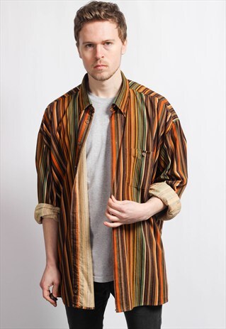 VINTAGE OVERSIZED CORDUROY SHIRT