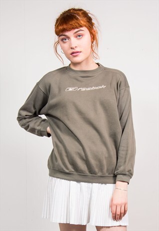 90'S VINTAGE GREEN REEBOK SWEATSHIRT JUMPER