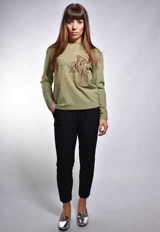 VINTAGE 1990S ICEBERG EMBROIDERED SWEATSHIRT