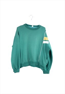 Vintage y2k Sweatshirt in Green M