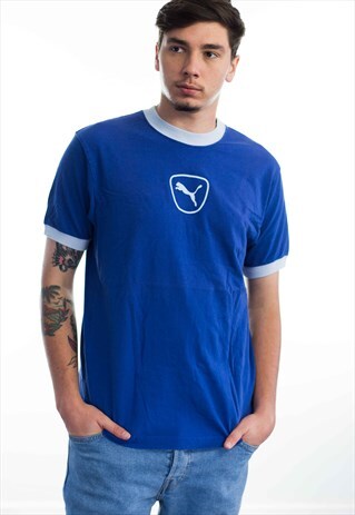 VINTAGE PUMA T-SHIRT LOGO 90S M 7.2