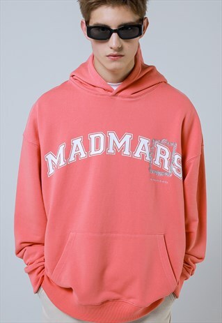 FRAME EMBROIDERY HOODIE_PINK