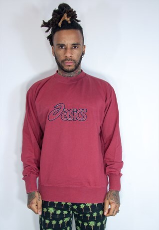 VINTAGE ASICS EMBROIDED SWEATSHIRT