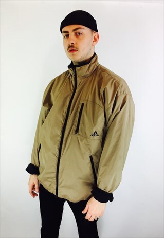 VINTAGE ADIDAS FLEECE LINED COAT