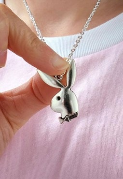 Playboy Bunny Y2K Inspired Necklace 18-20"