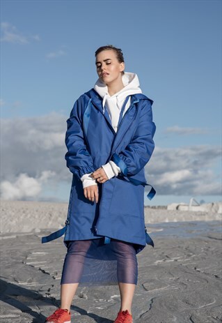 BLUE PARKA COAT