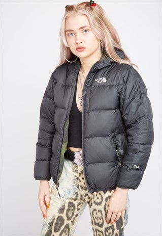 north face reversible puffer jacket