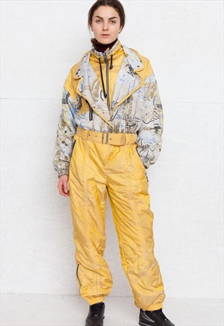 VINTAGE YELLOW SNOWSUIT TRACKSUIT