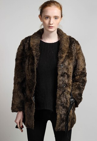 VINTAGE FAUX FUR JACKET