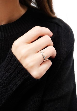CROWN STERLING SILVER RING