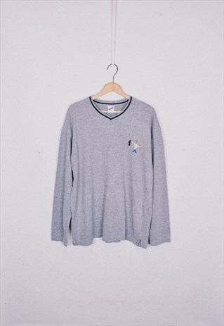 VINTAGE 1999 WARNER BROS JONNY BRAVO GREY SWEATER