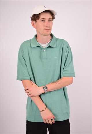 VINTAGE FILA POLO SHIRT GREEN