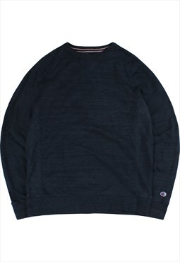 Vintage 90's Champion Sweatshirt Plain Crewneck Navy