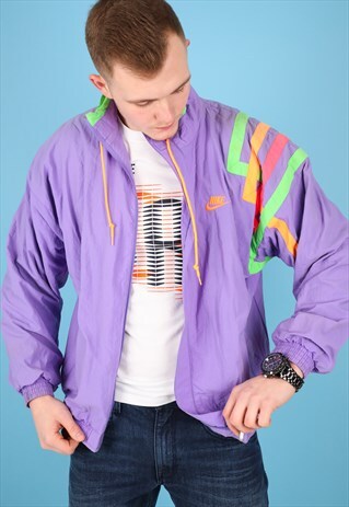 VINTAGE NIKE SHELL JACKET IN MULTICOLOUR NJ506