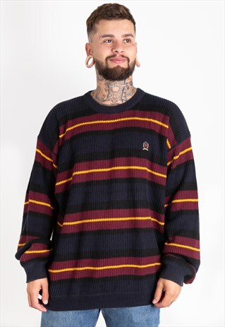 vintage tommy hilfiger jumper mens