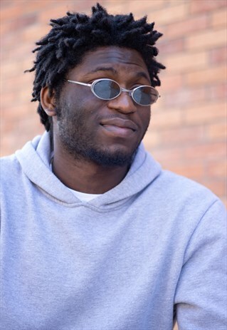MAKAY VINTAGE 90S Y2K SILVER GLASSSES