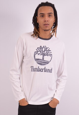 VINTAGE TIMBERLAND TOP LONG SLEEVE WHITE
