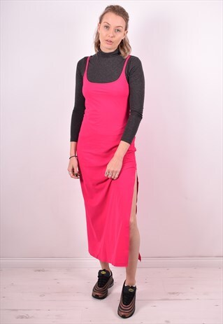 FERRE WOMENS VINTAGE DRESS MEDIUM PINK 90S