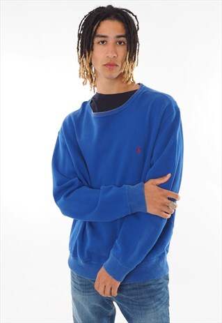 VINTAGE RALPH LAUREN SWEATSHIRT BLUE