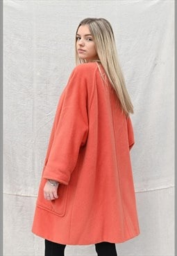 MAX MARA Cape style coat in Orange - Size 10