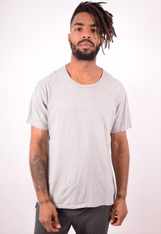 CALVIN KLEIN MENS VINTAGE T-SHIRT TOP LARGE GREY 90S