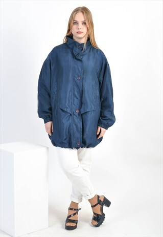 VINTAGE PARKA JACKET IN BLUE