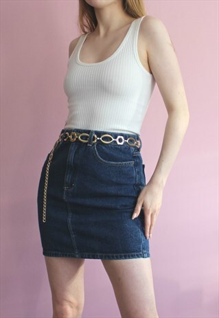 BLUE AMERICAN APPERAL DENIM SKIRT