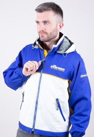 VINTAGE BLUE WINTER JACKET ELLESSE & GOLDWIN