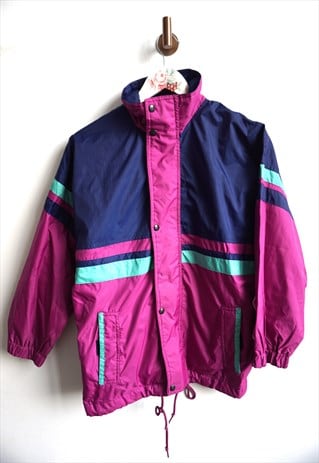 VINTAGE RAINCOAT PARKA WINDBREAKER JACKET RAIN COAT TRACK