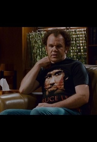AS SEEN ON STEPBROTHERS VINTAGE BRUCE LEE CLAWED FACE TSHIRT