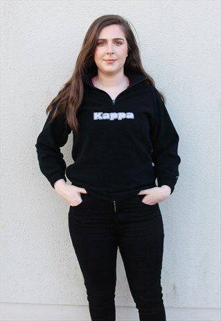 VINTAGE KAPPA FLEECE WOMEN'S SMALL