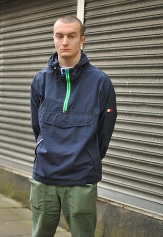 VINAGE TOMMY HILFIGER 1/2 ZIP PULL OVER JACKET