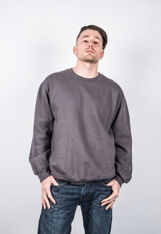 VINTAGE 1990S GREY TENNIS SWEATER