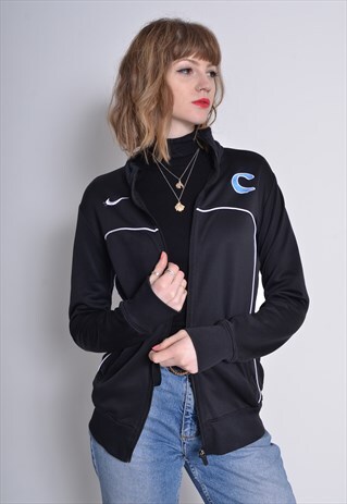 VINTAGE NIKE TRACK JACKET BLACK