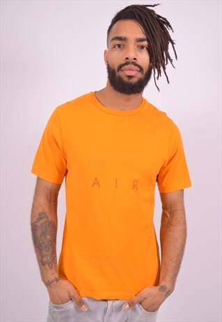 VINTAGE NIKE T-SHIRT TOP ORANGE