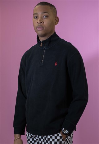 VINTAGE RALPH LAUREN 1/4 ZIP SWEATSHIRT