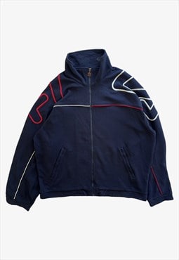 Vintage 90s Fila Embroidered Spell Out Track Jacket