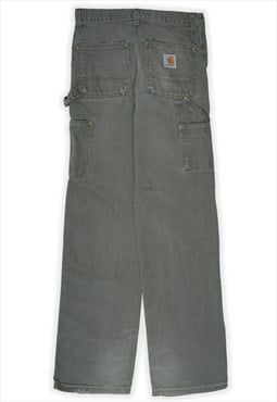 Vintage Carhartt Workwear Khaki Carpenter Trousers Womens