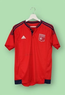 Vintage Adidas T-Shirt OL Football in Red M