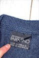 VINTAGE 90S KNITTED KNIT JUMPER SWEATSHIRT GRANDAD