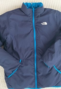 The North Face 550 Reversible Blue Puffer