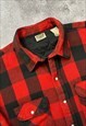 FIVE BROTHER VINTAGE FLANNEL OVERSHIRT SHIRT JACKET