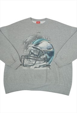 Vintage NFL Eagles Sweatshirt Grey XXL