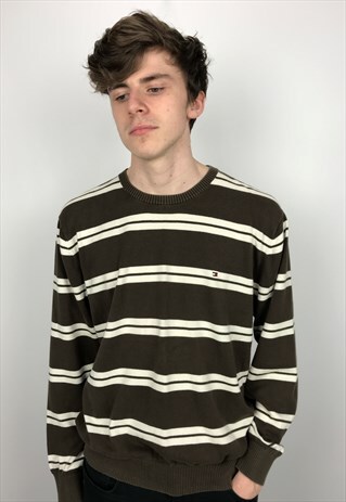 VINTAGE TOMMY HILFIGER STRIPED JUMPER