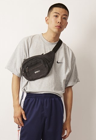 VINTAGE GREY SPORT BUMBAG