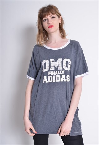 VINTAGE ADIDAS T-SHIRT GREY